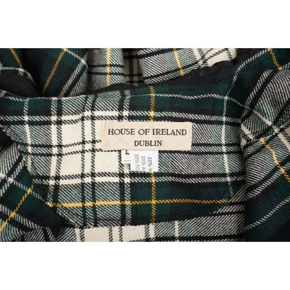 House of Ireland Girls Plaid Cape Poncho Coat & Skirt L 7-8 8-10 Tartan Plaid - Picture 8 of 11